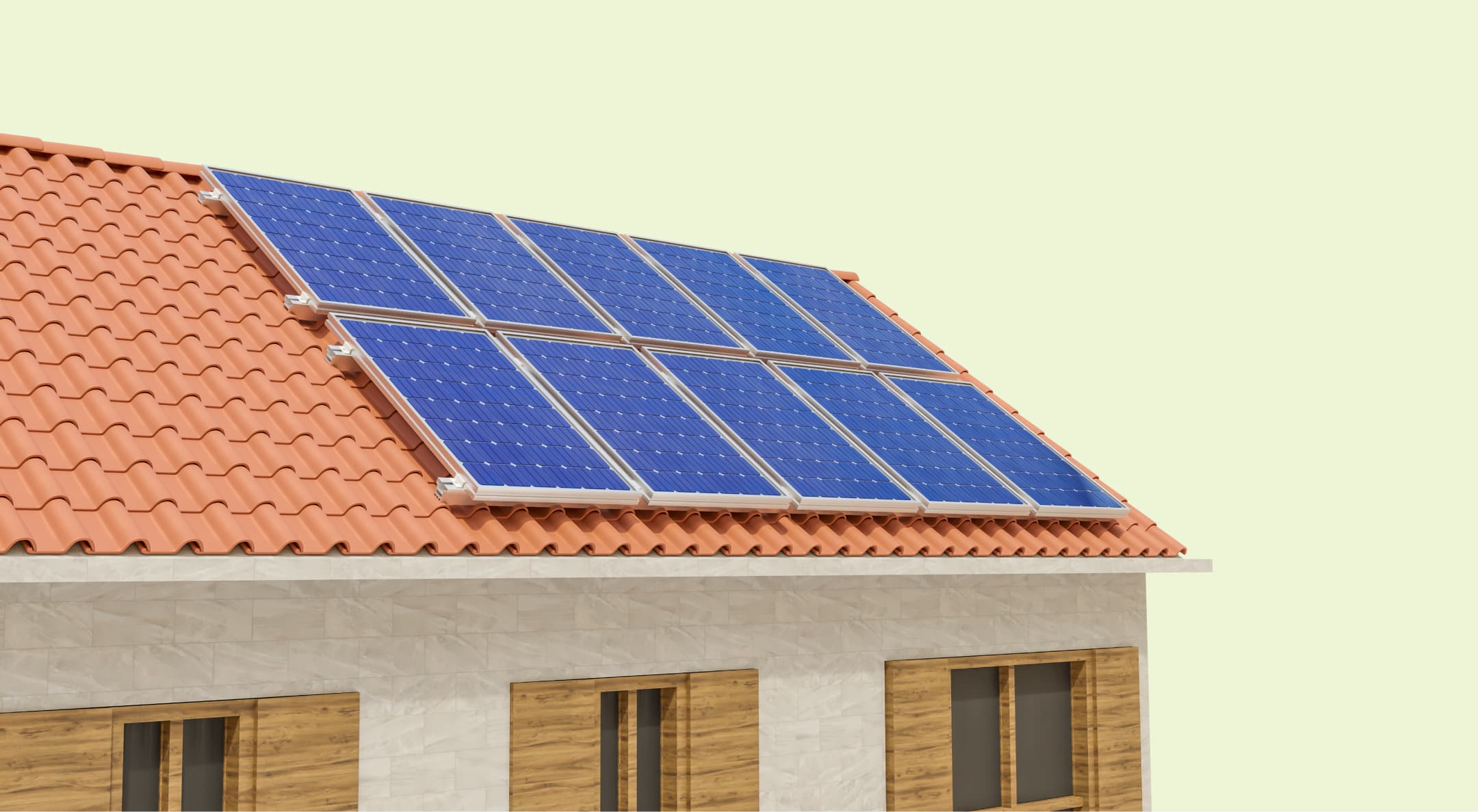 Solar Panel 3D House